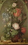 Roelant Savery Bloemstuk met twee hagedissen oil painting picture wholesale